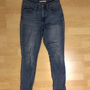 ⭕️SOLD ON DEPOP⭕️721 high rise skinny Levi’s jeans